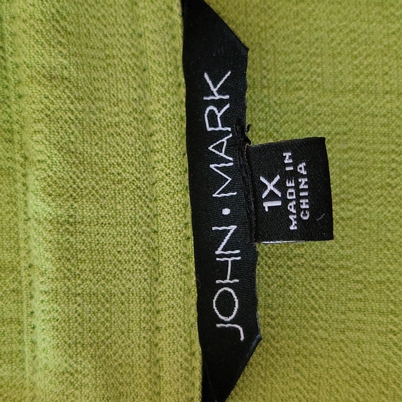 John Mark Collared Shirt - Lemon/Lime - Picture 6 of 8